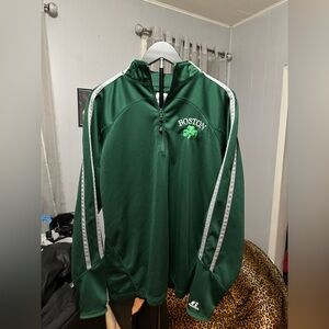 Russell Athletic Boston Celtics Shamrock 1/4 Zip Pullover Jacket Men’s Size M